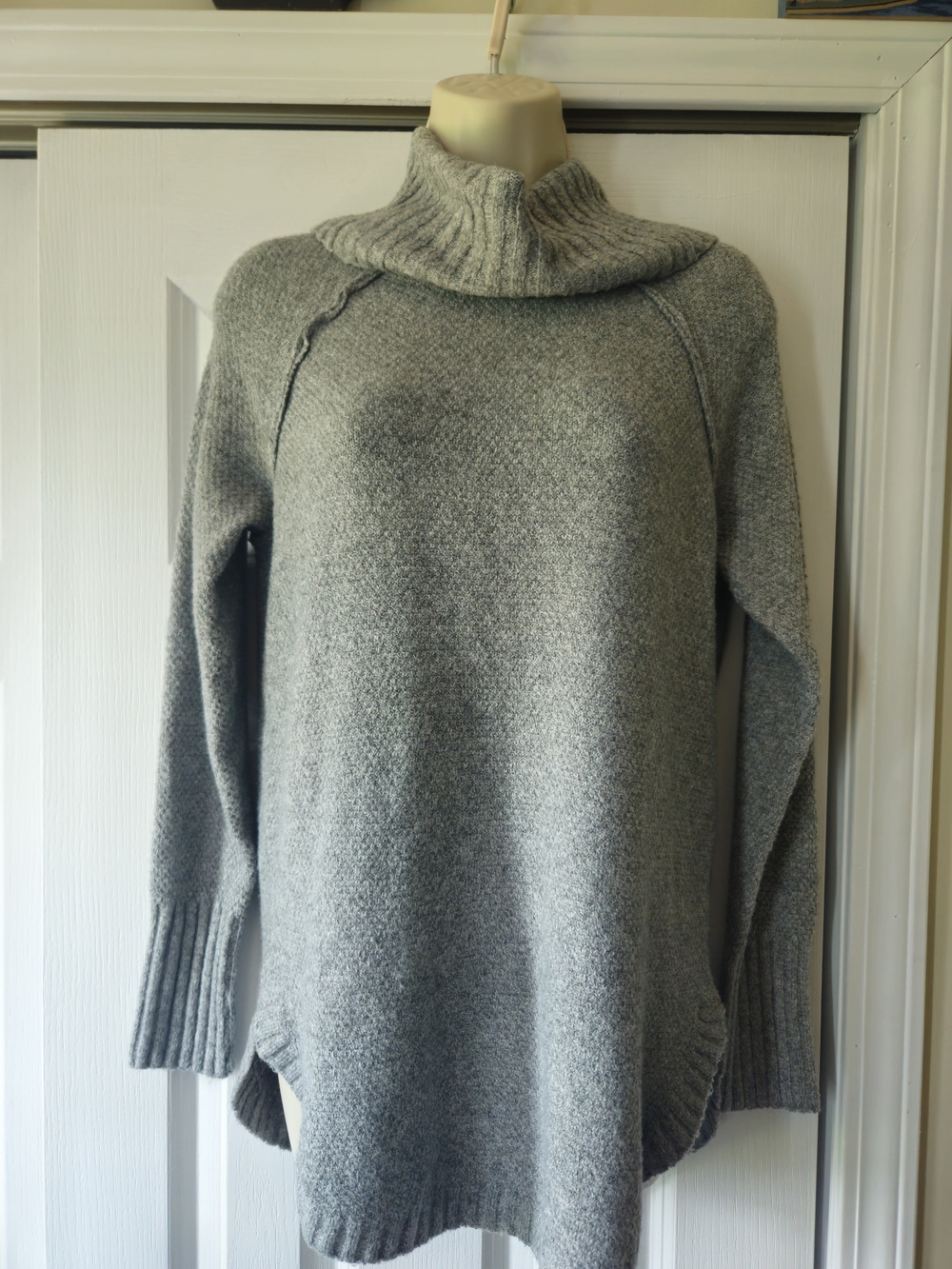 Pink Republic Grey Cowl Neck Tunic Sweater